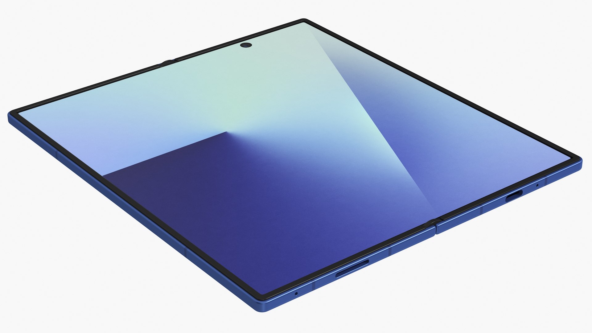 Samsung Galaxy Z Fold7 Shadow Blue Animated 3D Model - TurboSquid 2432189