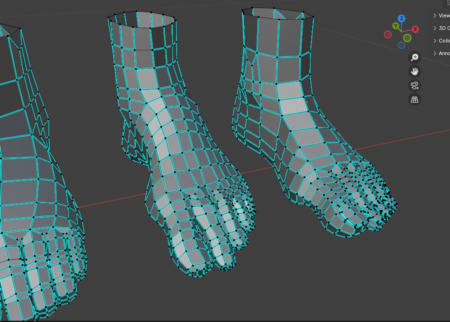 Hand And Foot Models Model - TurboSquid 2253388