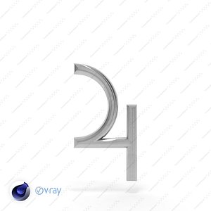 3d symbol jupiter model