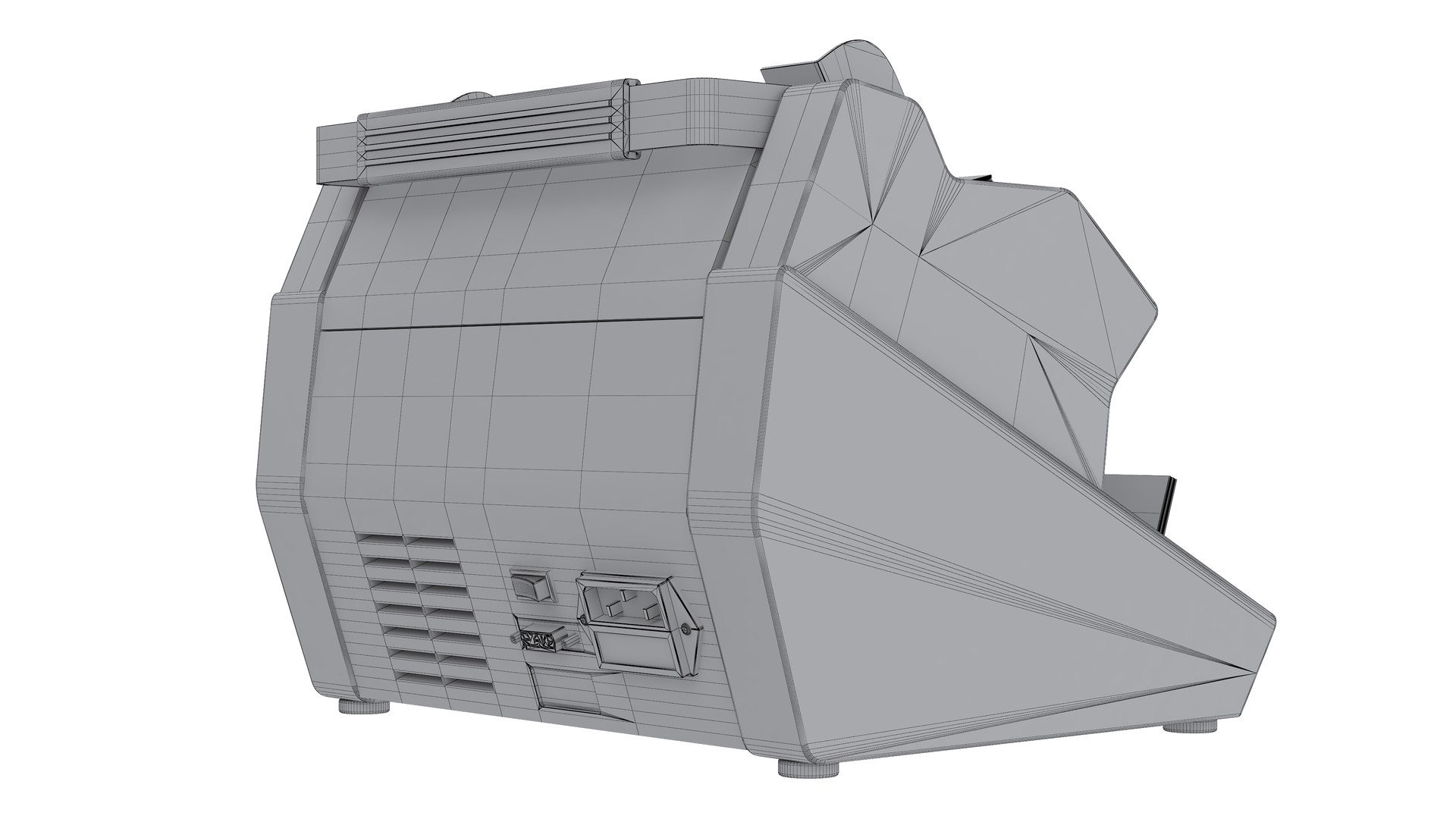 Currency Counter With Dollar Bills Model - TurboSquid 2258472