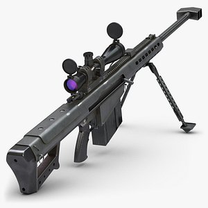 Submachine Gun Barrett M82A1