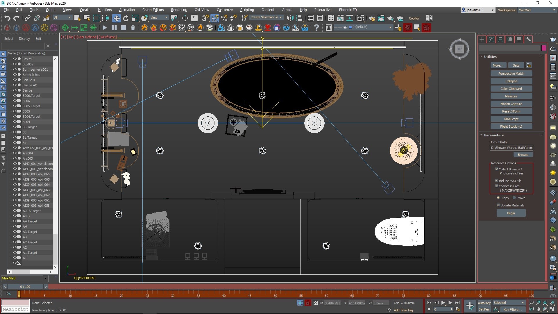 3D Bathroom Room Prometheus Model - TurboSquid 1575764