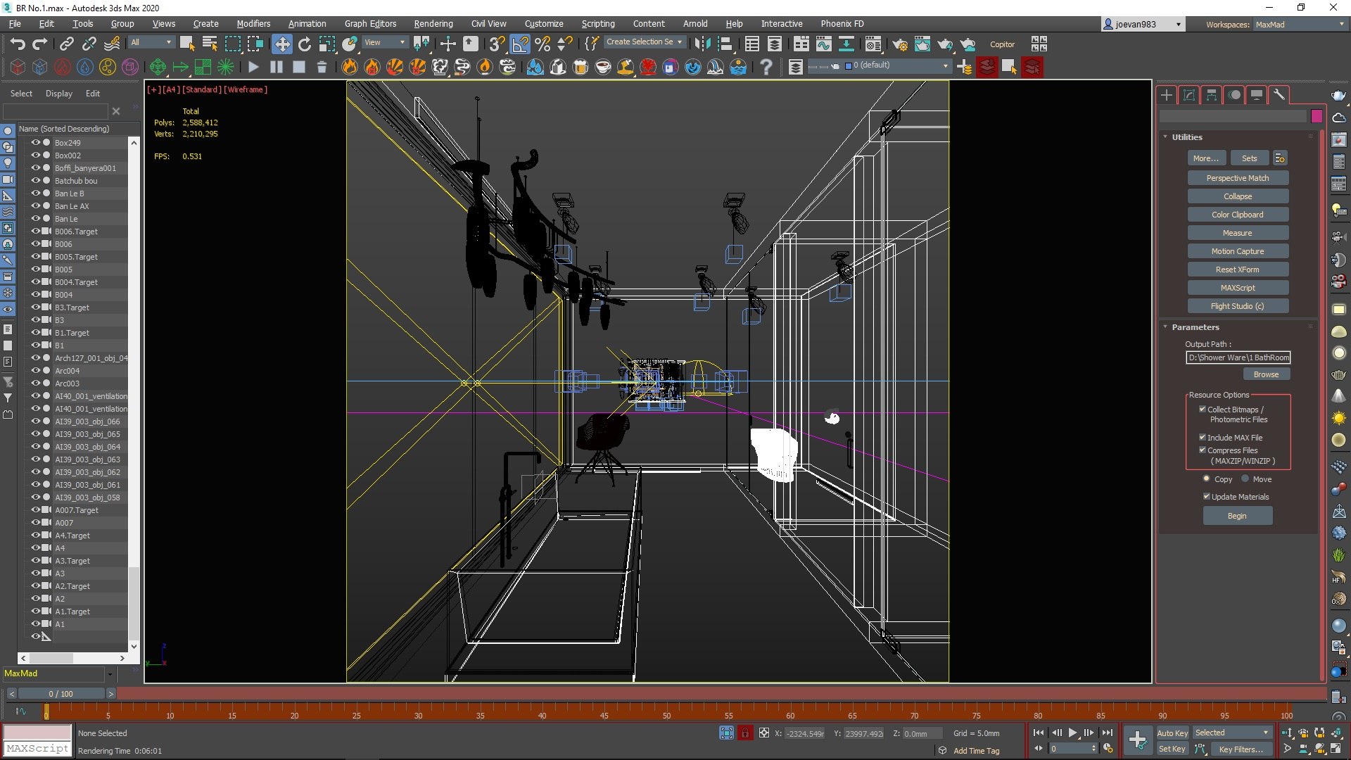 3D Bathroom Room Prometheus Model - TurboSquid 1575764