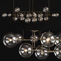 Chandelier Gallotti & Radice Bolle horizontal big