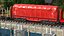 DB Cargo Coil Transporter Tarpaulin Freight Wagon Closed Dirty model