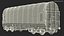 DB Cargo Coil Transporter Tarpaulin Freight Wagon Closed Dirty model