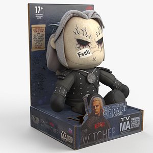 Witcher Geralt Plush Toy model