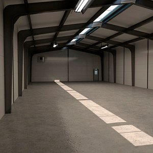 small warehouse 3D model