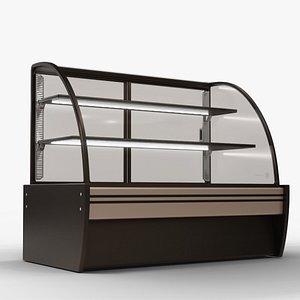 3D Commercial Refrigerator Display Case