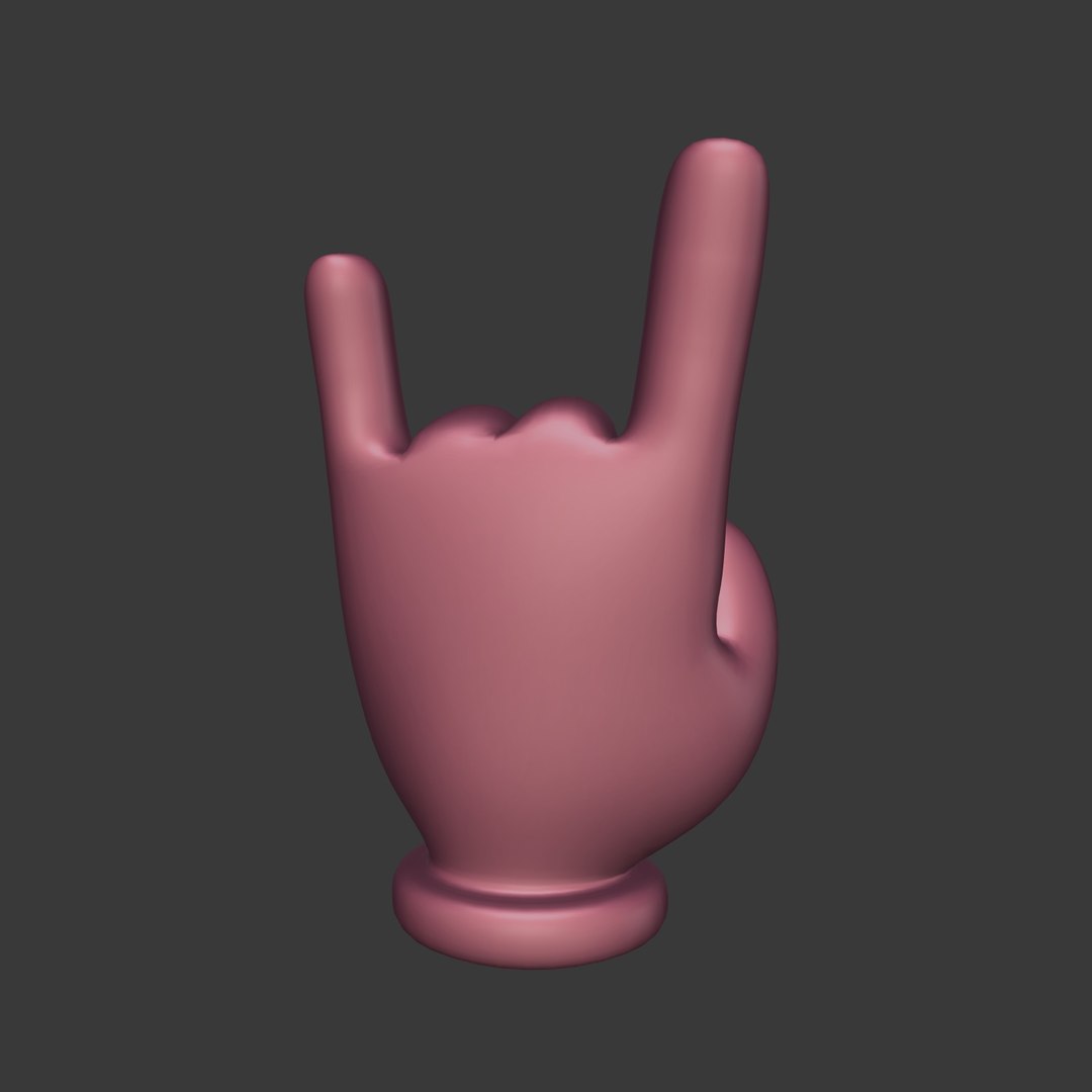 Cartoon hand 3D model - TurboSquid 1309339