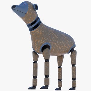Robotic dog II PBR model