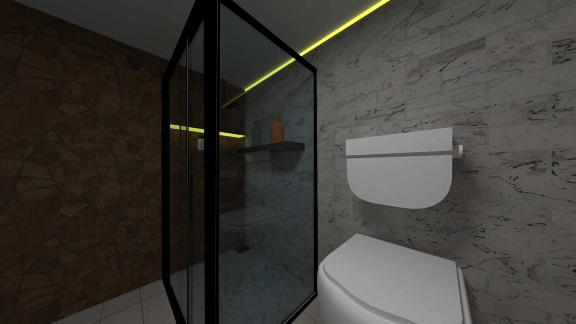 Bathroom Washroom 3D Model - TurboSquid 1675260