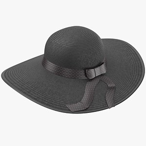 3D model Women Hat 04