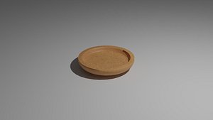 3D model cork coaster