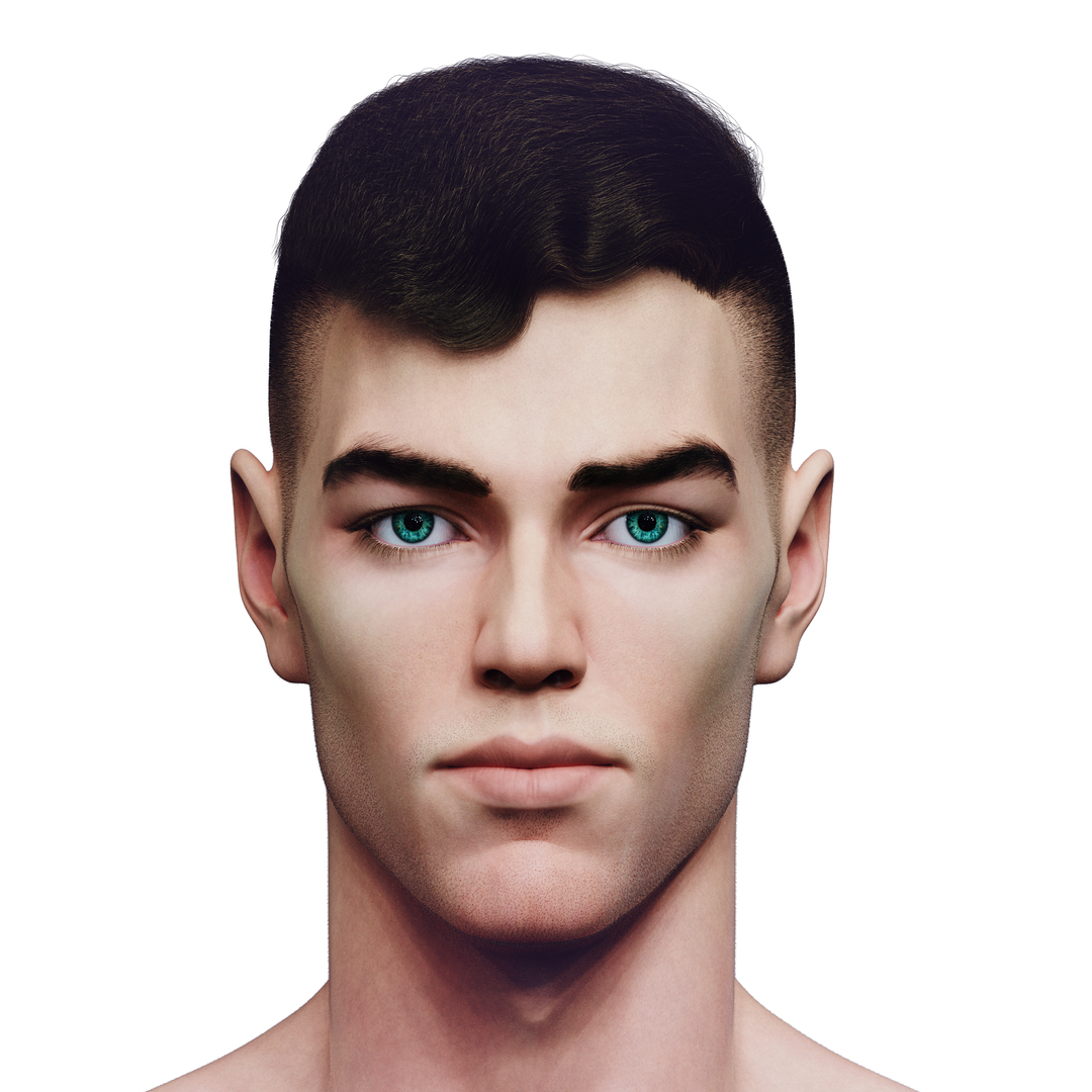 3D Slavic Realistic Male Head High-poly Model - TurboSquid 2258889