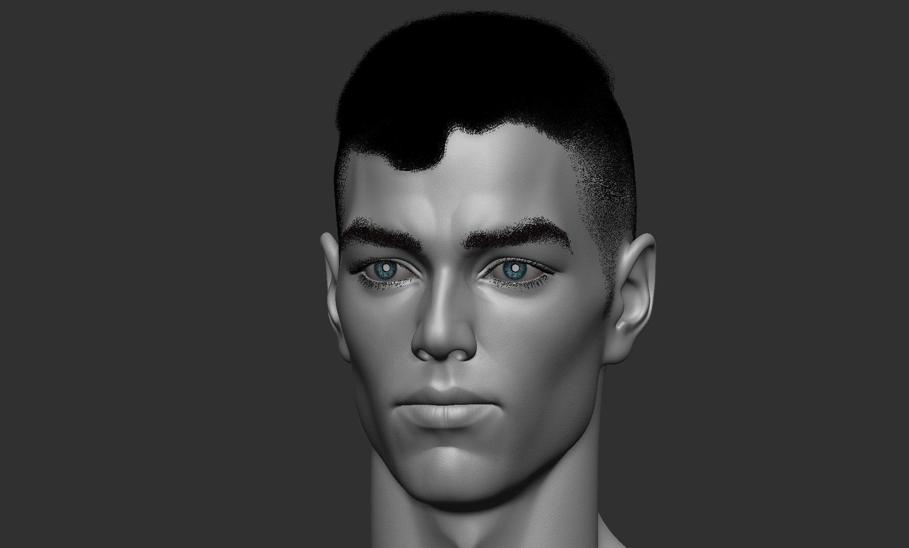 3D Slavic Realistic Male Head High-poly Model - TurboSquid 2258889