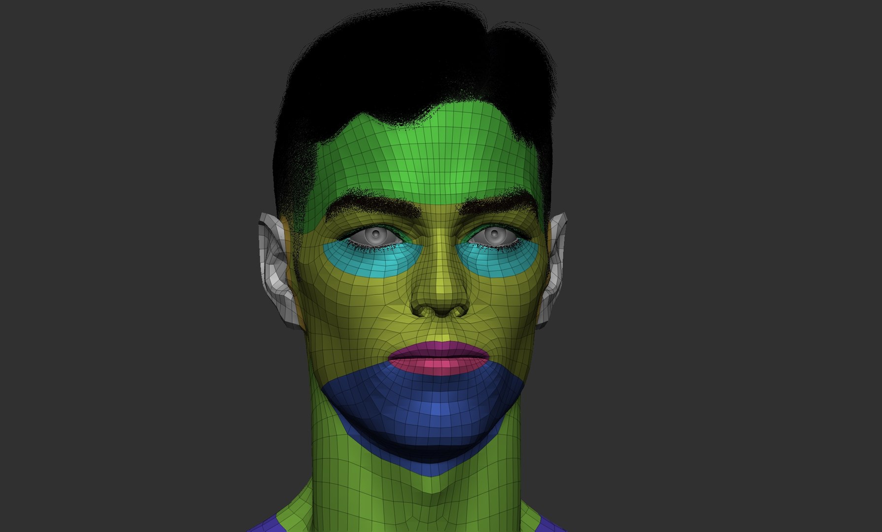 3D Slavic Realistic Male Head High-poly Model - TurboSquid 2258889