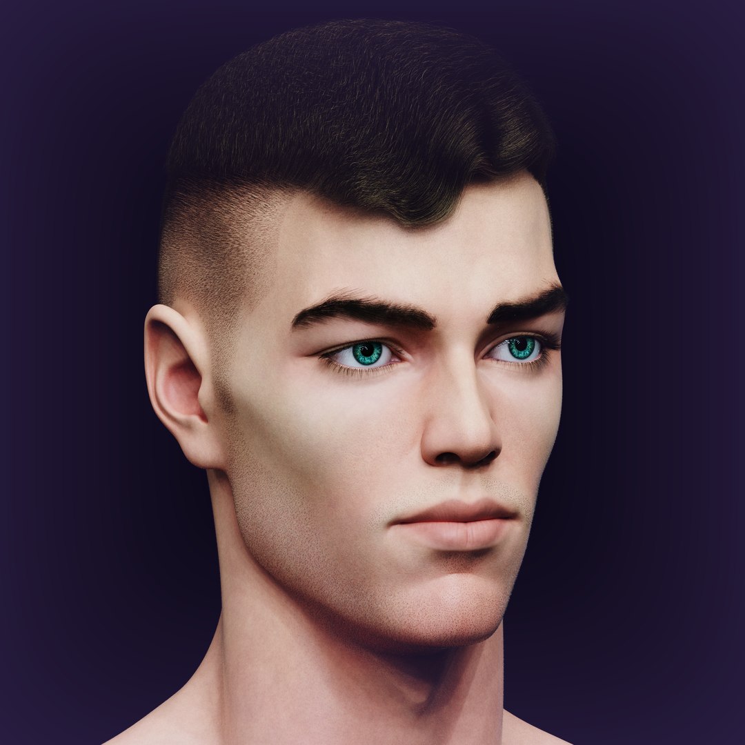 3D Slavic Realistic Male Head High-poly Model - TurboSquid 2258889