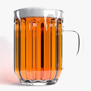 3d model beer glass