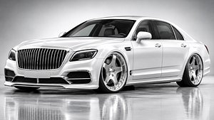 Mercedes-Benz S-Class Maybach Luxury Sedan 3D Model
