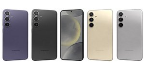 3D Samsung Galaxy S24 Plus All Colors