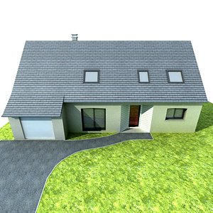 French house low poly