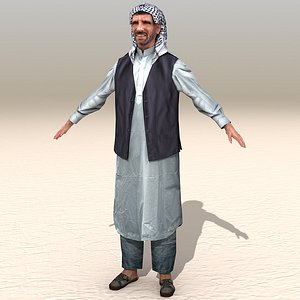 3d max arab afghani casual 03