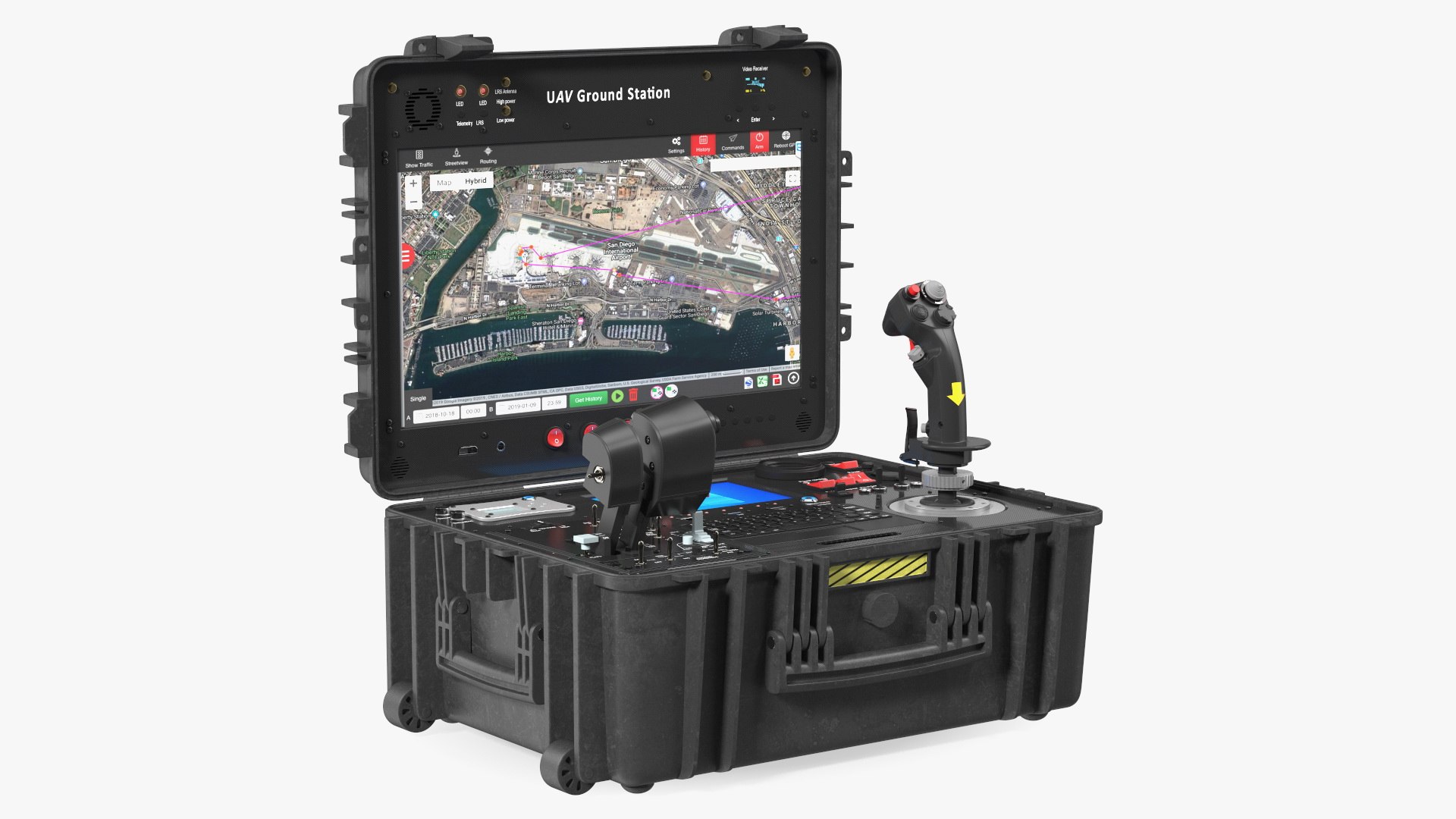 UAV Ground Control Station 3D model preview