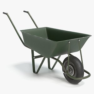 wheelbarrow pbr 3D model
