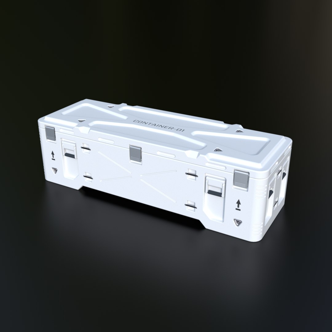 3D Model Container Sci-fi - TurboSquid 1653281