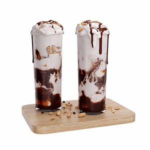 chocolate ice cream 3D model