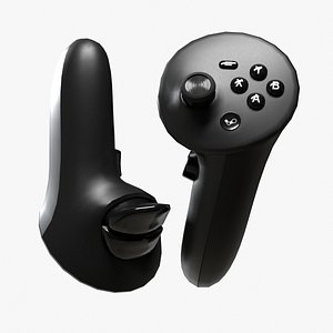 Steam Frame controllers 3D model