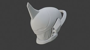 SciFi Helmet Base Mesh SCH1 3D