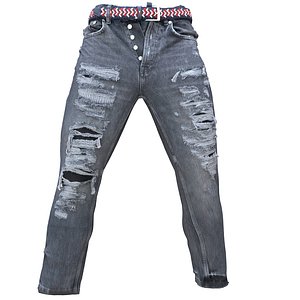 3D Fashionable Pants 2