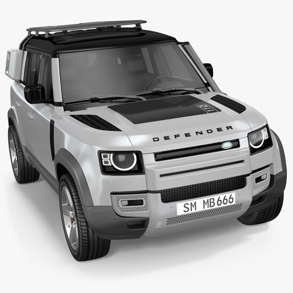 3D Land Rover Defender Explorer Pack model