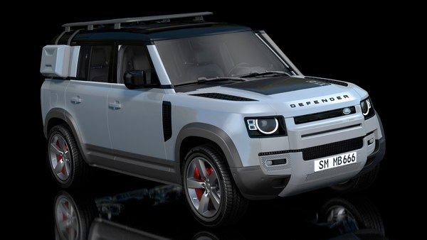 3D Land Rover Defender Explorer Pack model - TurboSquid 1767370