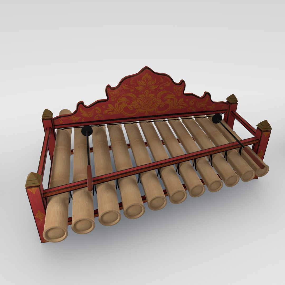Gamelan Pack Traditional Balinese Musical Instruments 3D - TurboSquid ...