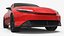 3D Modern Sports Car Coupe 2026 Red model