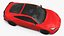 3D Modern Sports Car Coupe 2026 Red model