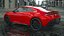 3D Modern Sports Car Coupe 2026 Red model