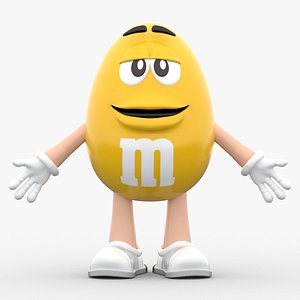 3D s character yellow