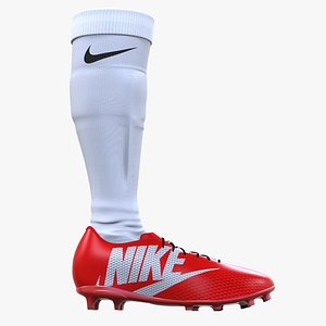 football shoe sock 3d c4d