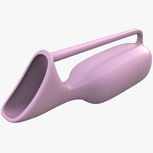woman urinal 3D model