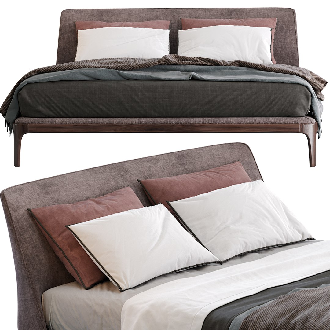 Poliform Bed Kelly 3D Model - TurboSquid 1566259