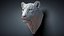 lioness animal head sculpture model
