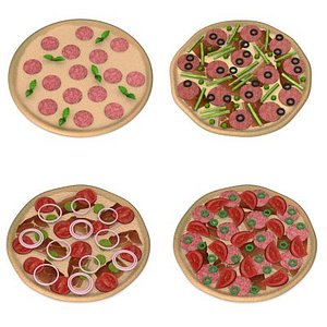 3d pizzas