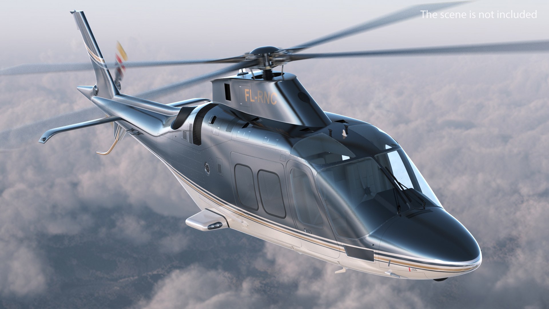 Agusta Aw109s Grand Black 3D - TurboSquid 1511818