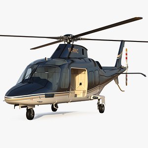 Agusta AW109S Grand Black Rigged