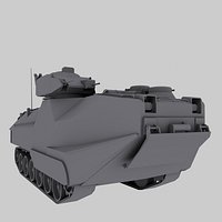 AAV-7 US Marines Amtruck Game Model