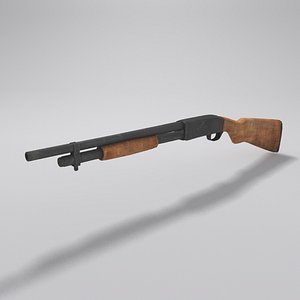 3d shotgun details model